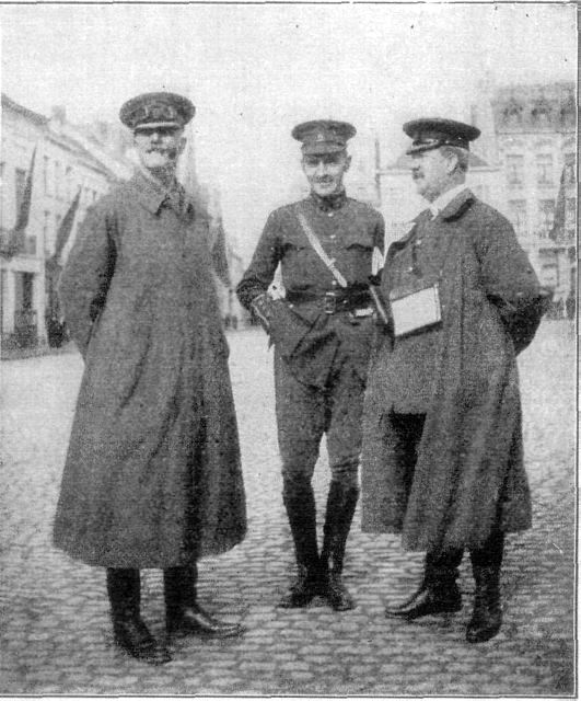 From left to right: Colonel DuCane, Captain Ferguson, and Colonel Fairholme