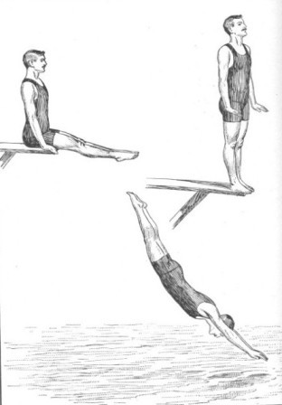 THE STANDING-SITTING DIVE
