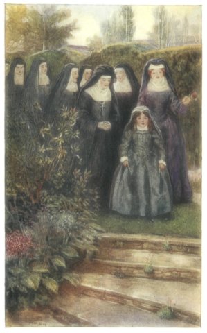 She took all her nuns for a solemn walk.