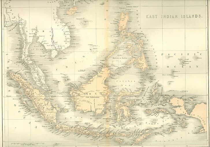 Map of the East Indian Islands