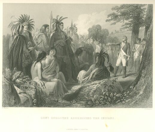 109.jpg General Burgoyne Addressing the Indians 