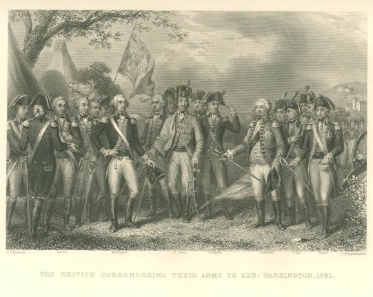 160.jpg the British Surrendering to General Washington 