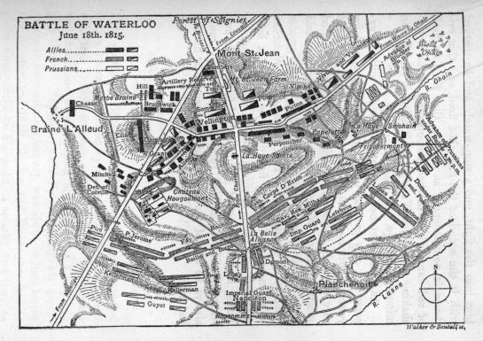 Battle of Waterloo, June 18th, 1815.