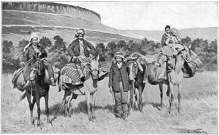 Men kan des zomers zonder groote vermoeienis reizen in Armenië, doch alleen te paard.