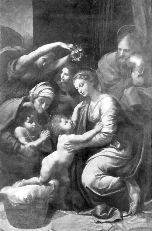 THE HOLY FAMILY OF FRANCIS I. The Louvre, Paris
