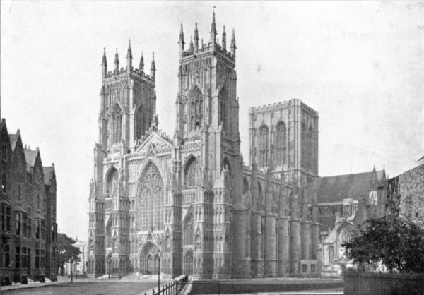 York Minster, the West Front and Nave.