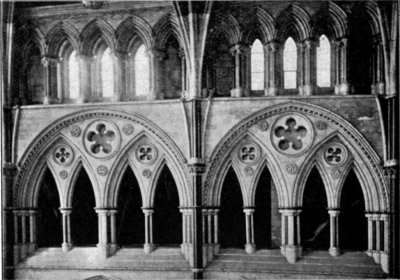 South Transept--Triforium and Clerestory.