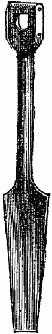 Fig. 25 - FINISHING SPADE. Illustration: Fig. 25 - FINISHING SPADE.