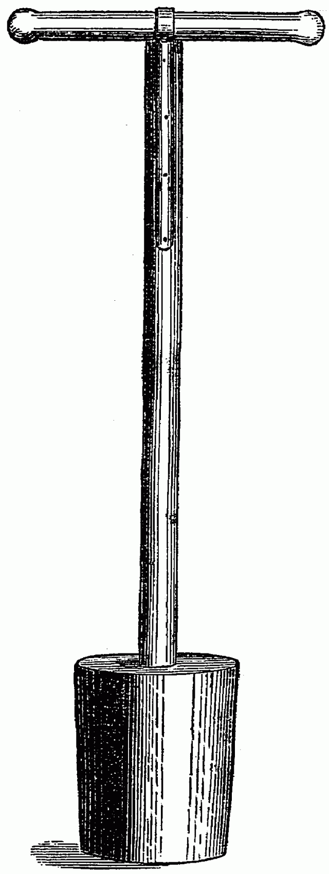 Fig. 38 - MAUL FOR RAMMING. Illustration: Fig. 38 - MAUL FOR RAMMING.