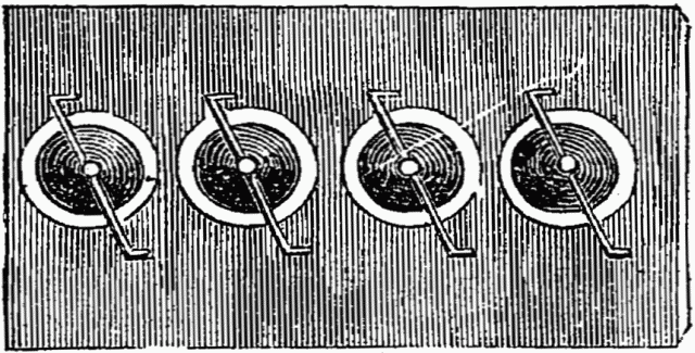 Fig. 43 - PLATE OF DIES. Illustration: Fig. 43 - PLATE OF DIES.