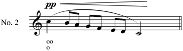 a musical fragment