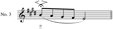 a musical fragment