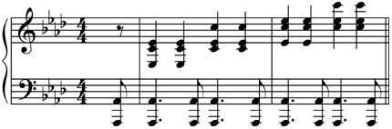 Figure K a musical fragment