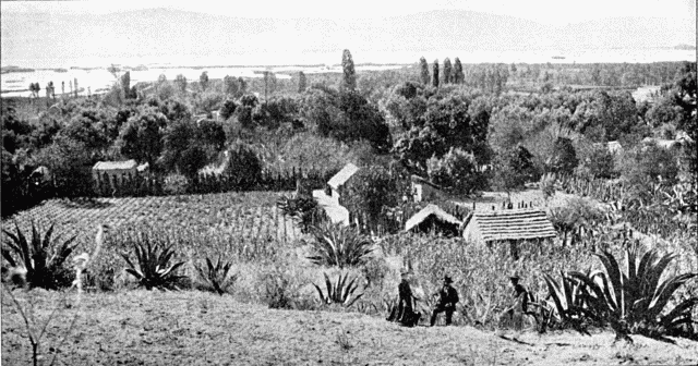 ON THE BORDER OF LAKE CHALCO. Illustration: ON THE BORDER OF LAKE CHALCO.