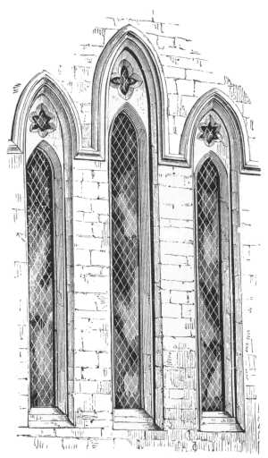 THE EAST WINDOW. (From Parker's "Introduction to Gothic Architecture.")