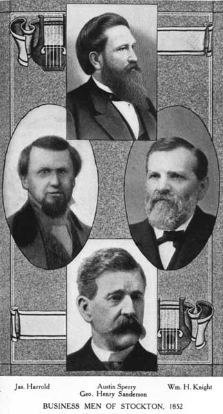 Business men of Stockton, 1852