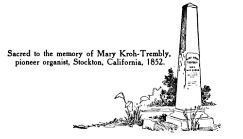 Sacred to the memory of Mary Kroh-Trembly
