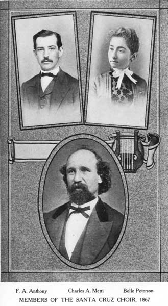 Members of the Santa Cruz Choir, 1867