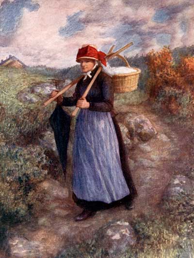 A PEASANT WOMAN OF THE ARDENNES.