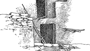 doorway with notched jamb doorway with notched jamb