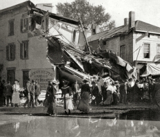 B. THE WRECK OF A HOTEL IN PATERSON, N. J.