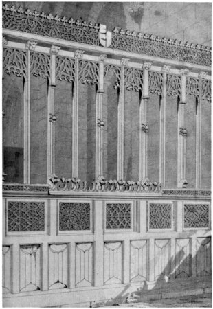 SCREEN&mdash;ST. CATHERINE;S CHAPEL. From Billings.