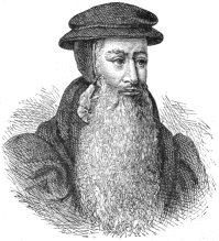 John Knox, born 1505, died 1572.