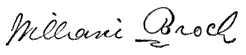 (signature) William Brock