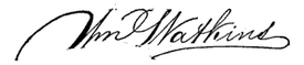 (signature) Wm. Watkins