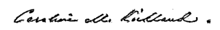 (signature) Caroline M. Kirkland.