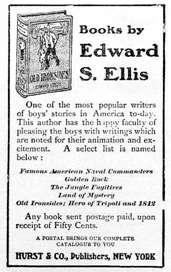 Ad for Books by Edward S. Ellis