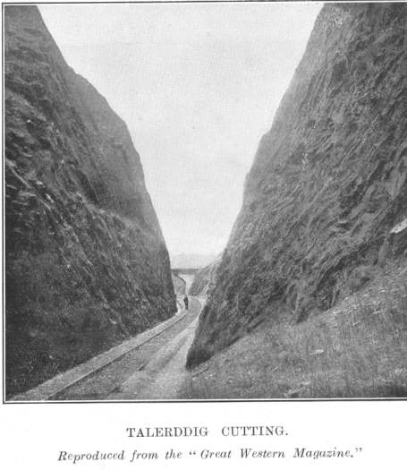 Talerddig Cutting.  Reproduced from the “Great Western
Magazine.”