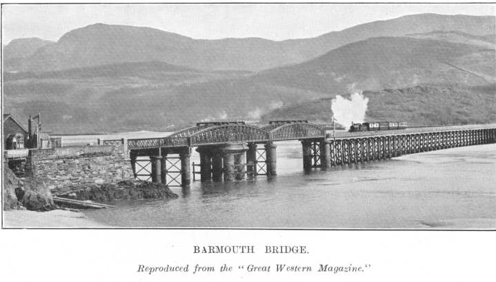 Barmouth Bridge.  Reproduced from the “Great Western
Magazine.”