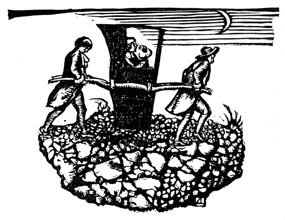 A person is being carried in a sedan chair.