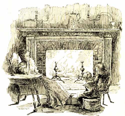 A Silent Group About the Hearth. A Silent Group About the Hearth.