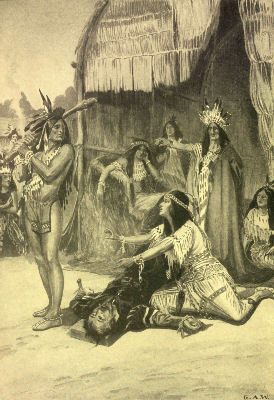 Pocahontas saves Captain John Smith