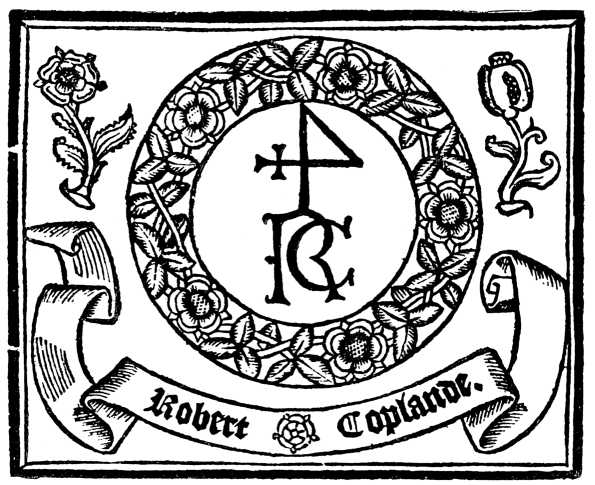 Robert Copland's Device. Robert Copland's Device.