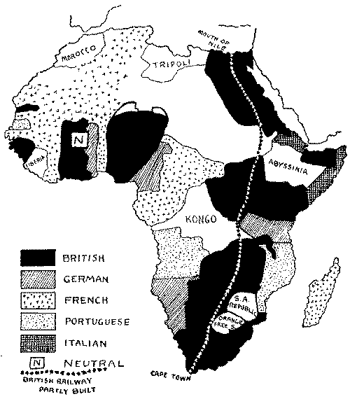 The partition of Africa.