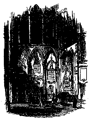 Poets' Corner, Westminster Abbey.