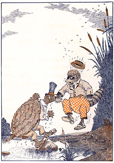 "Let me go!" Fatty Coon shrieked. "Let me go!" Fatty Coon shrieked.