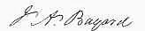 Signature of J.A. Bayard