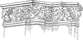 detail of decorated capital