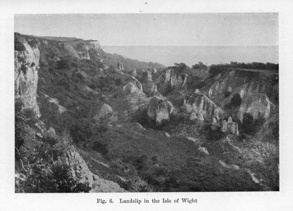 Fig. 6.  Landslip in the Isle of Wight