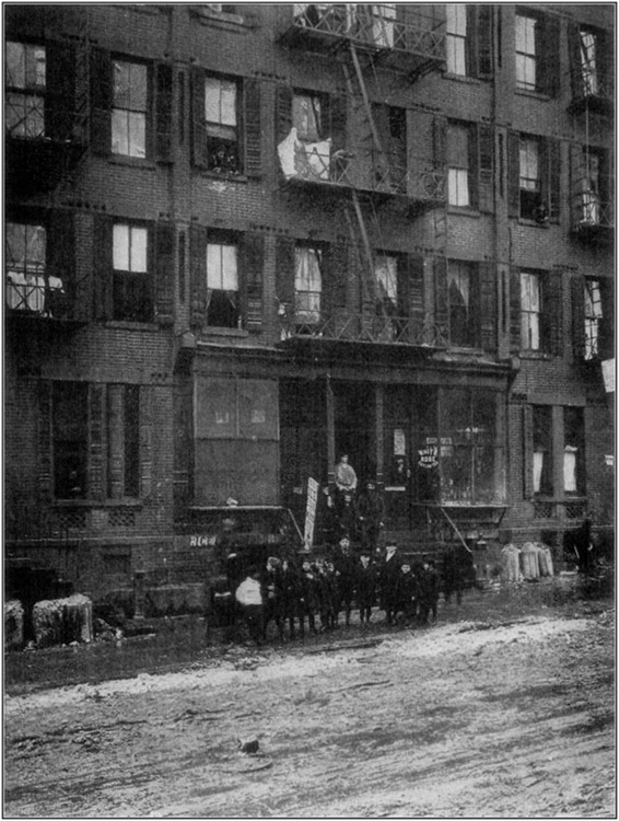 Immediately Opposite The Model Tenements, But Uninfluenced