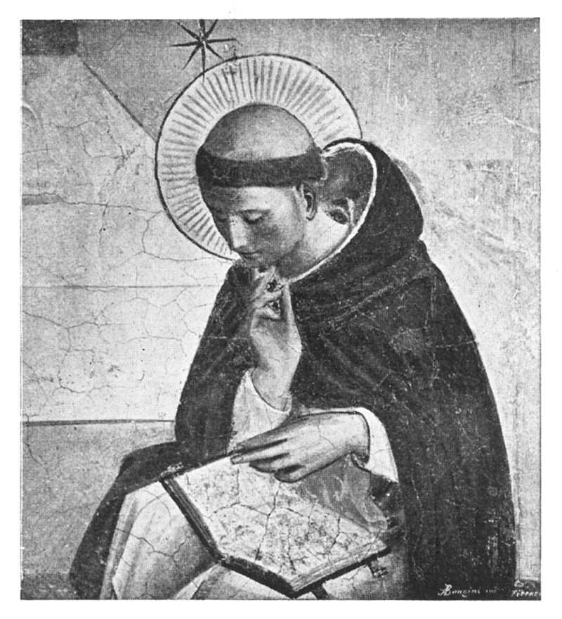 St. Dominic, from the fresco of "Christ at the Pretorium"