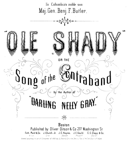 Ole Shady sheet music