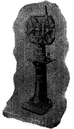 Fig. 17.—Soap-stamping machine, showing box mould.