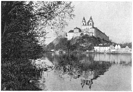 Het Benediktijner klooster te Melk.