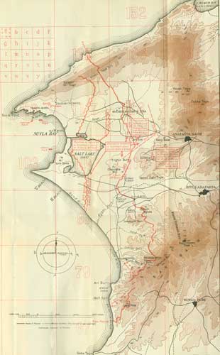 Map-Suvla and Anzac