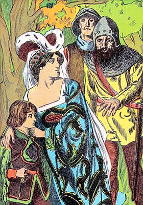 THE ROBBERS DISCOVER QUEEN MARGARET AND THE PRINCE